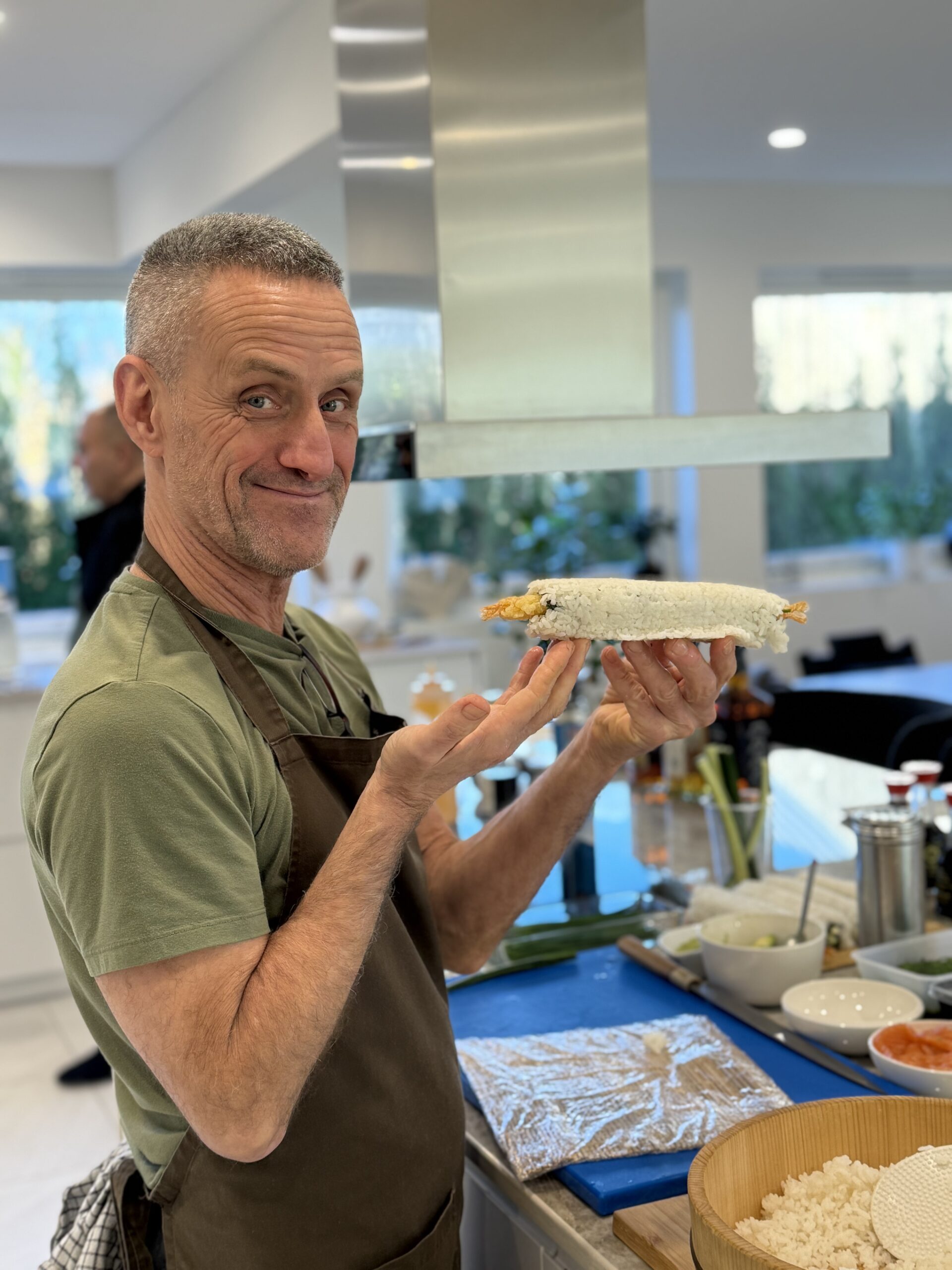 Bokad som privat sushikock på ett event