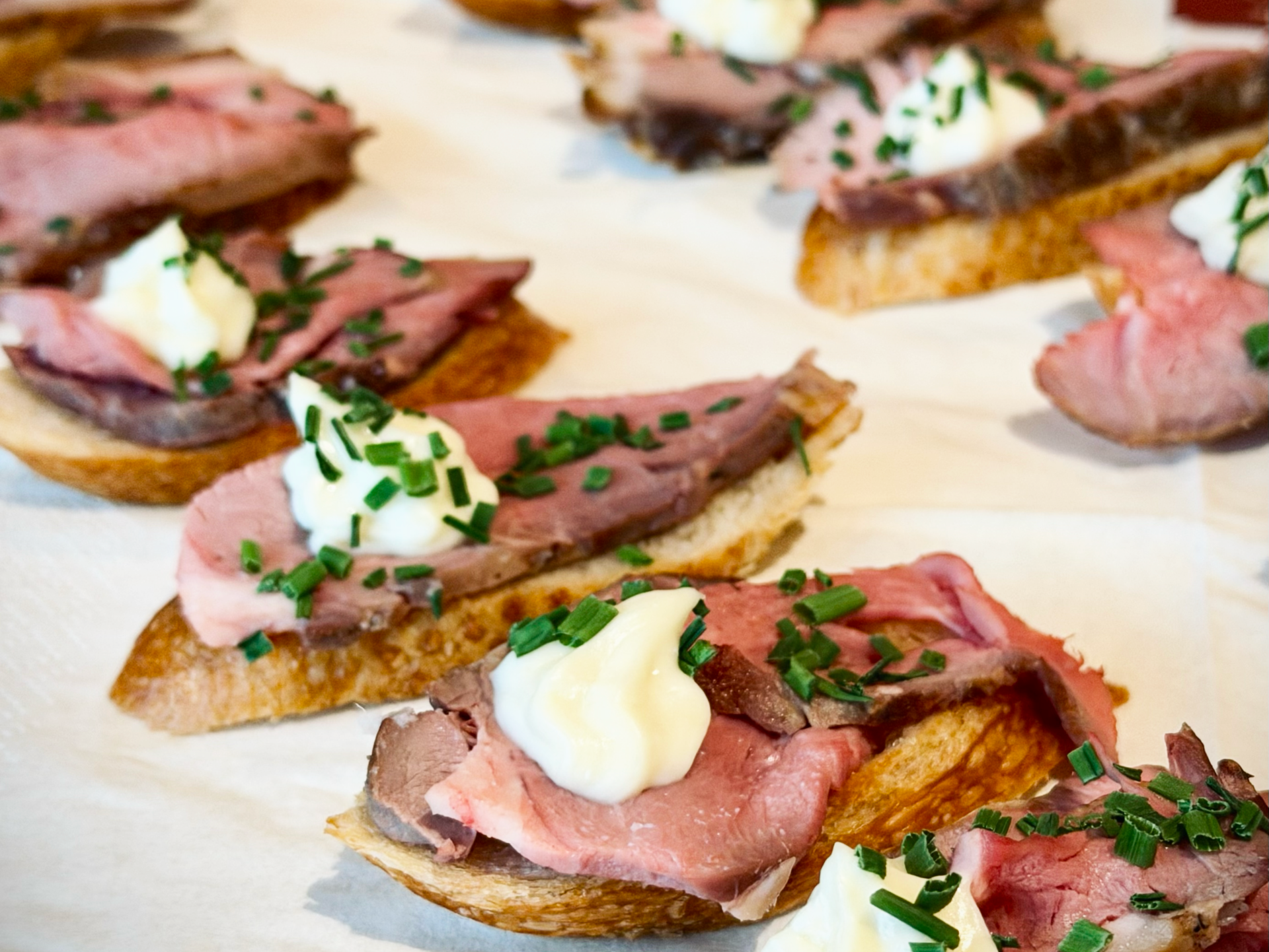 Finger food served for a party